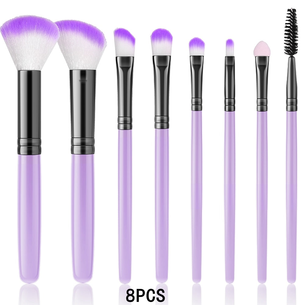 8/32PCS Makeup Brushes Set For Eye Shadow Foundation Powder