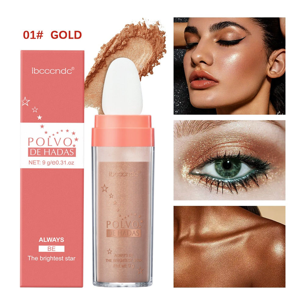 Highlighter Shimmer Contour Blush Powder