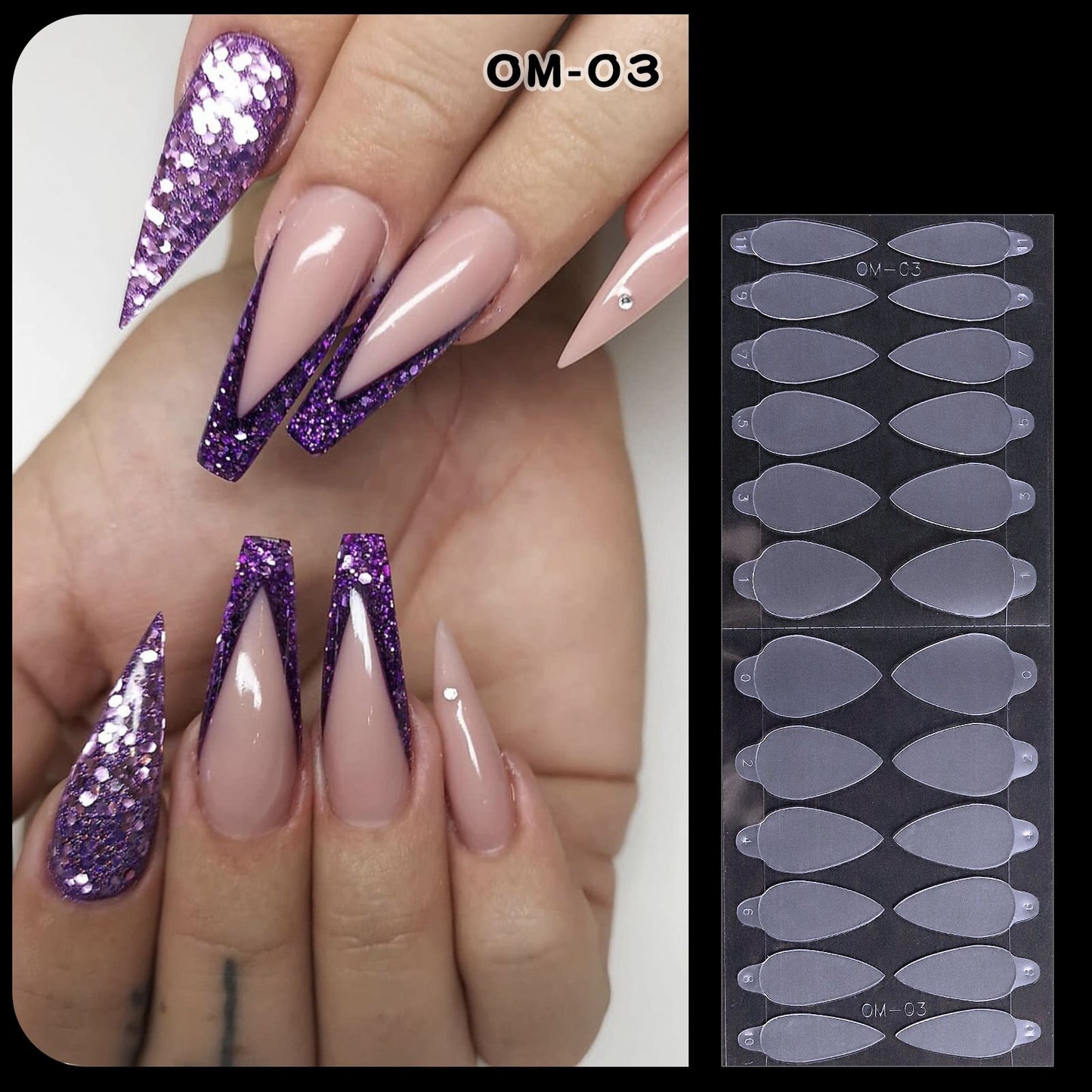 Quick Extension Nail Mold Tips Full Cover Nail