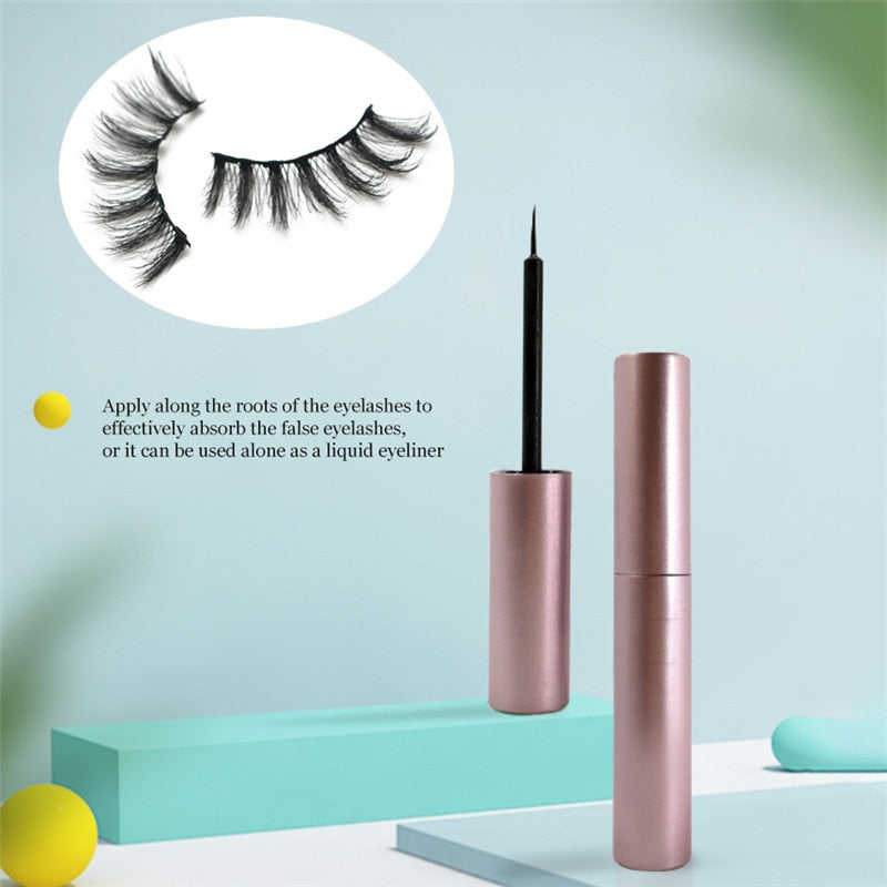 Magnetic 3D Mink  Eyelash Magnetic  Waterproof