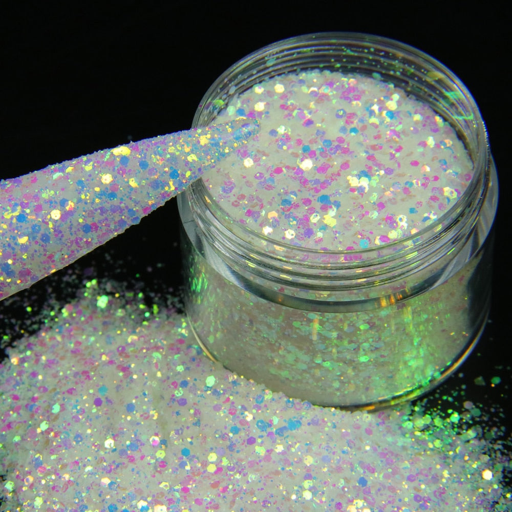 10g UV Color Changing Glitter  Mixed Nail