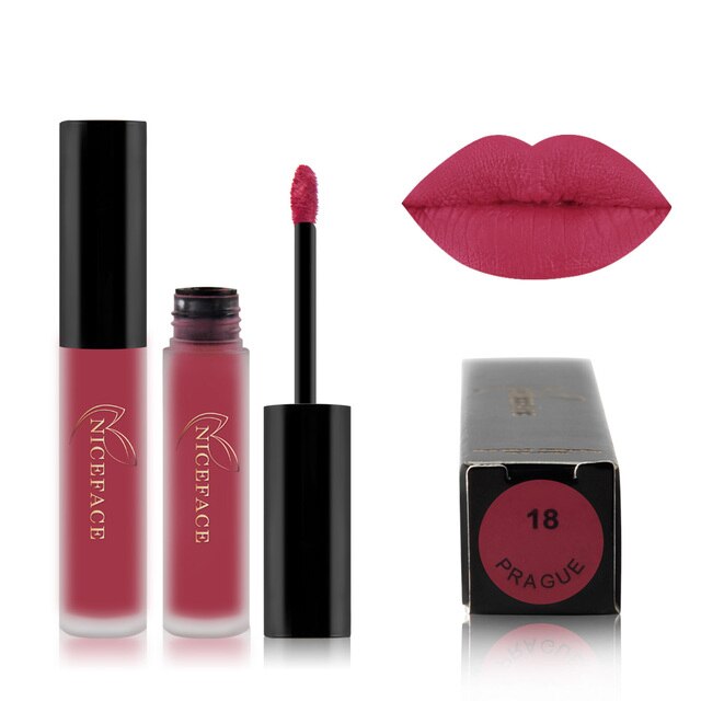 NICEFACE Gloss Waterproof Liquid Lipstick