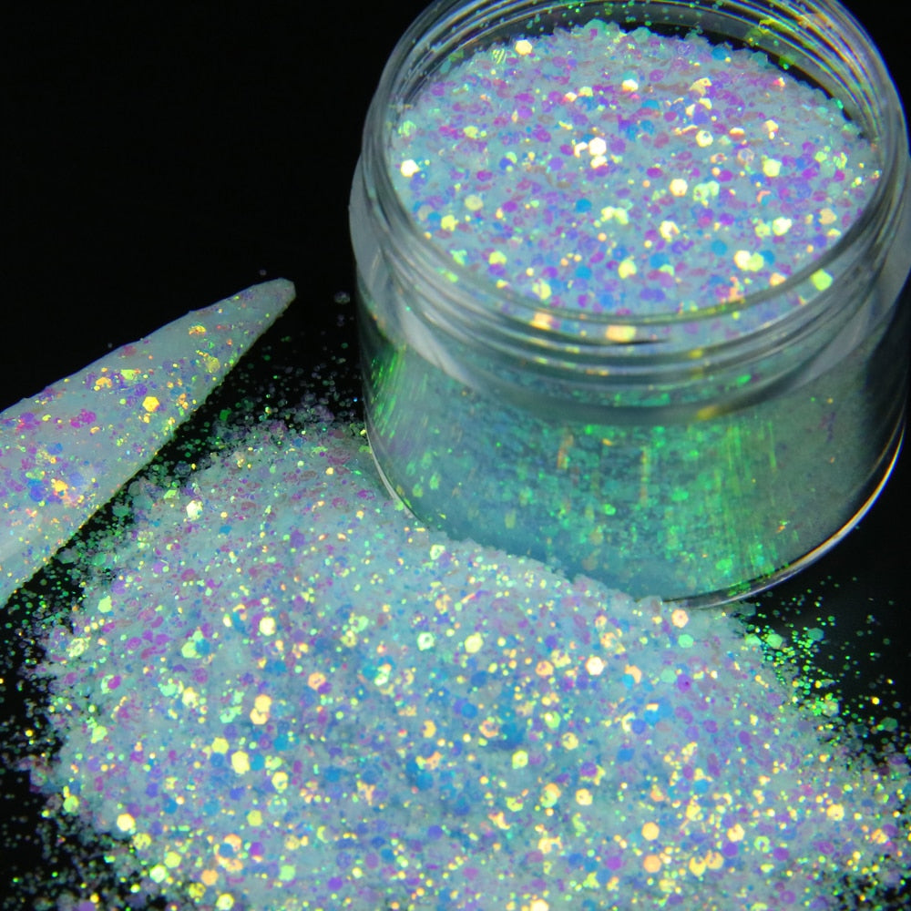 10g UV Color Changing Glitter  Mixed Nail