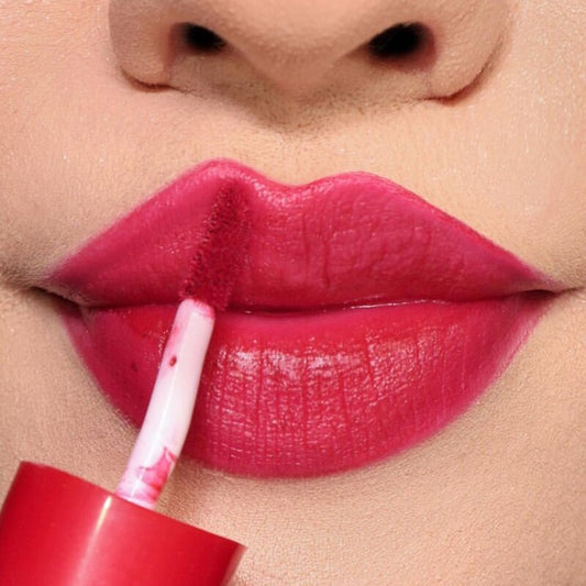 Korean Moisturizing Jelly Lasting Cherry Red Pink Liquid Lipstick