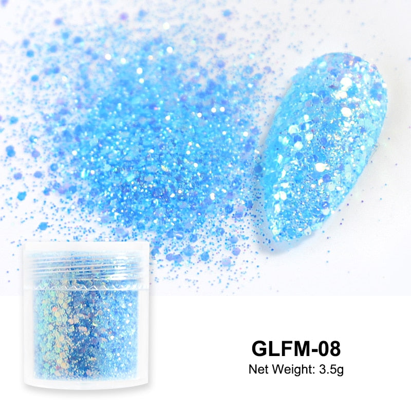 3.5g Iridescent Sugar Nail Glitter