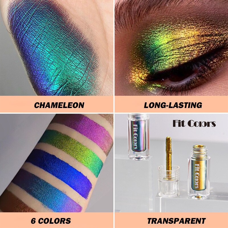 6 Color Shiny Metallic Glossy Face Decorating