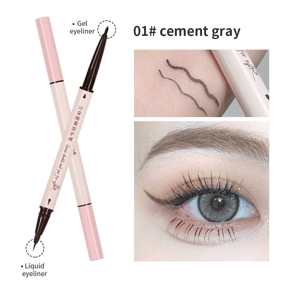 2-in-1 Eyeliner Pen Long Lasting