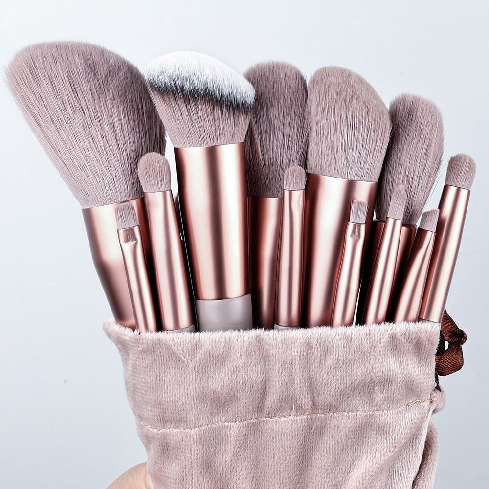 8-13Pcs Makeup Brushes  For Cosmetics Foundation