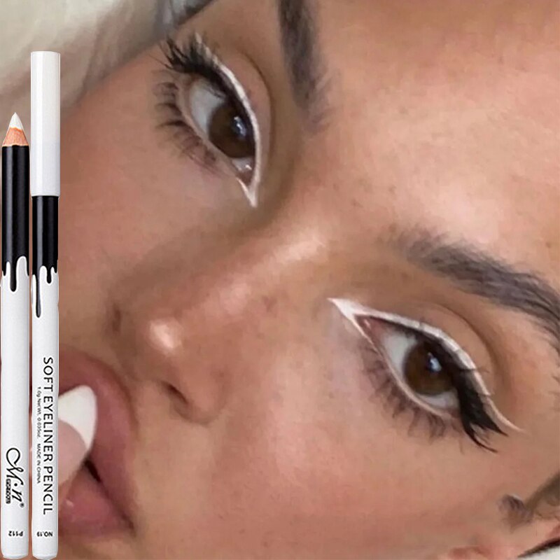 1PC White Eyeliner Pen Waterproof