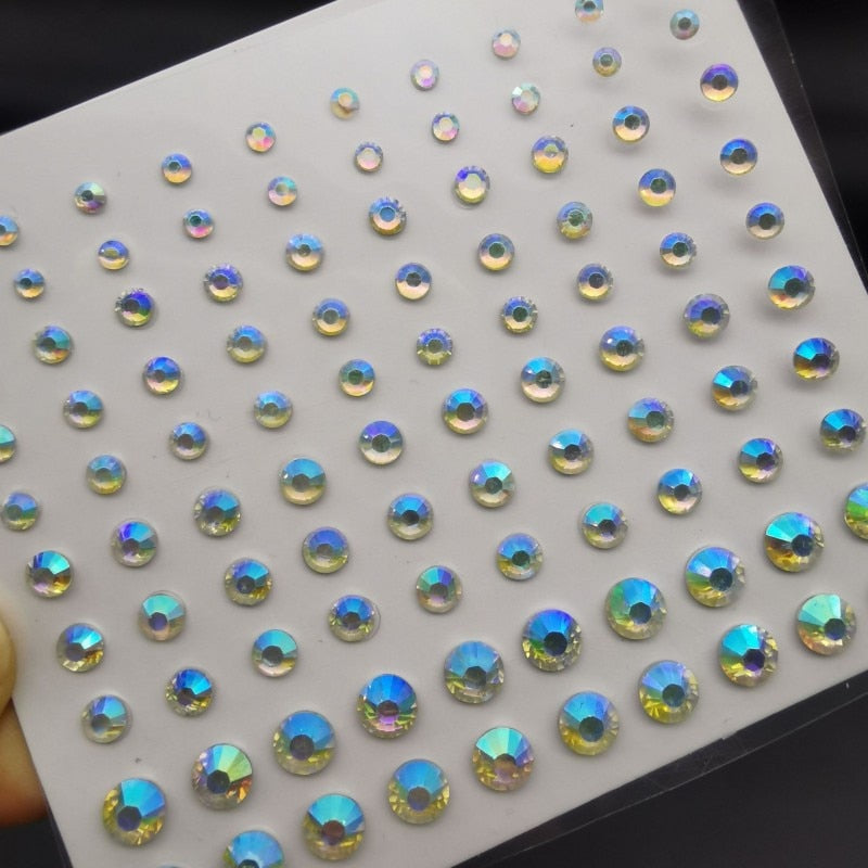 Mixed Size Eyeshadow Diamond Stickers
