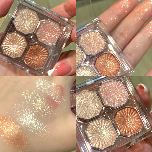 Pearly Eyeshadow Palette Bright Matte Shimmer