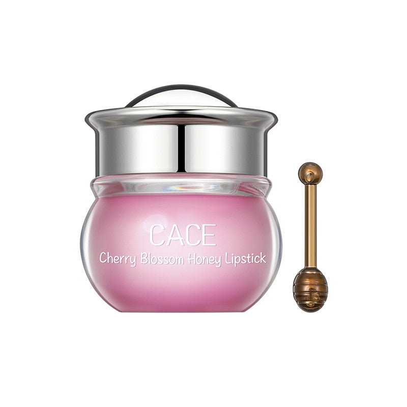 2/1 Pcs Pink Cherry Honey Moisturizing Lip