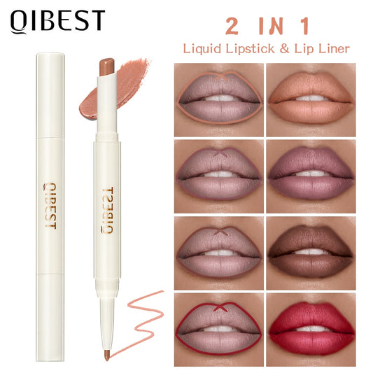 Matte Lipstick Pencil Lip Cosmetic