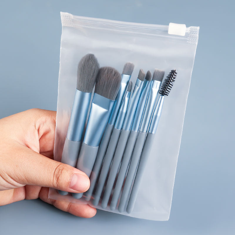 Mini 8Pcs Makeup Brushes Travel Women Set
