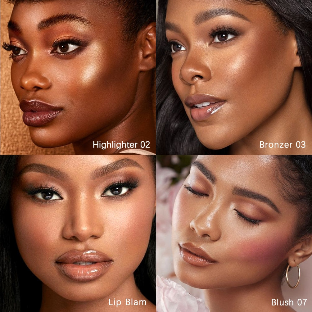 Bronzer For Face Blush Shimmer Powder Lipsticks