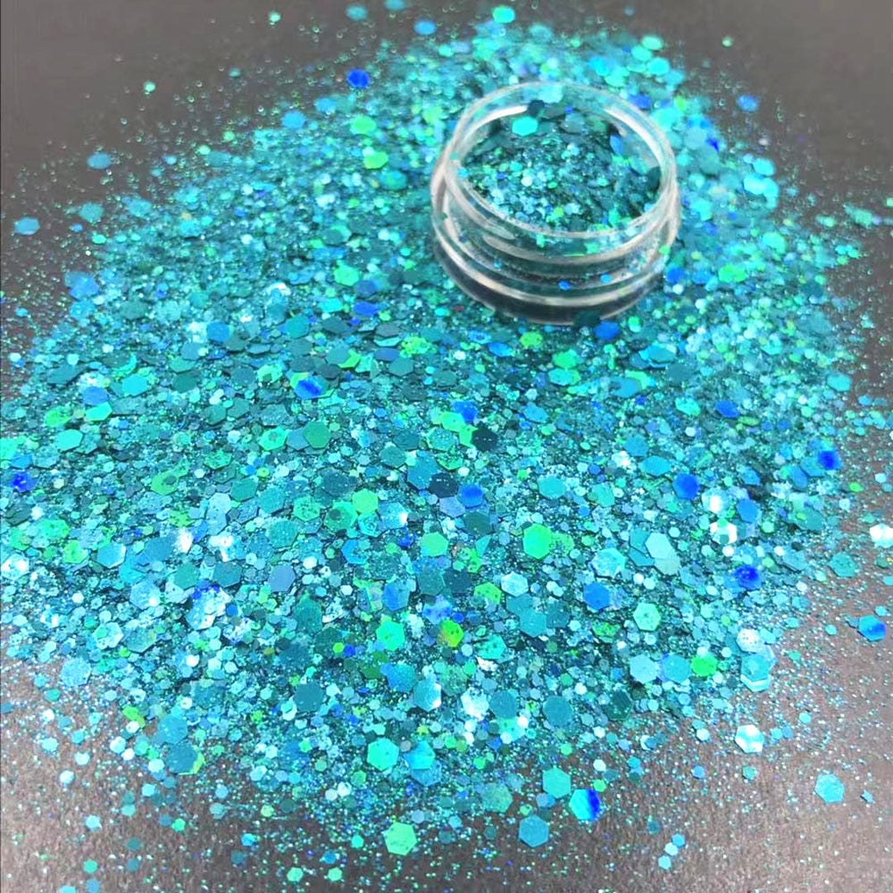 10g/Bag Iridescent Art Glitter Sequins Holographic Nail