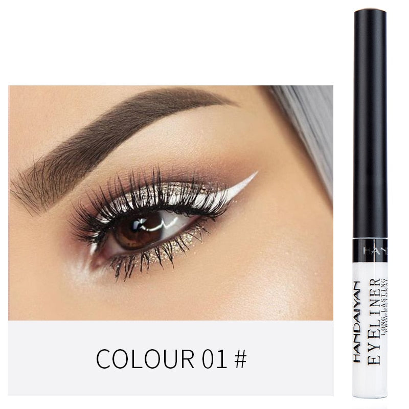 12 Colors Colorful Liquid Eyeliner Pen