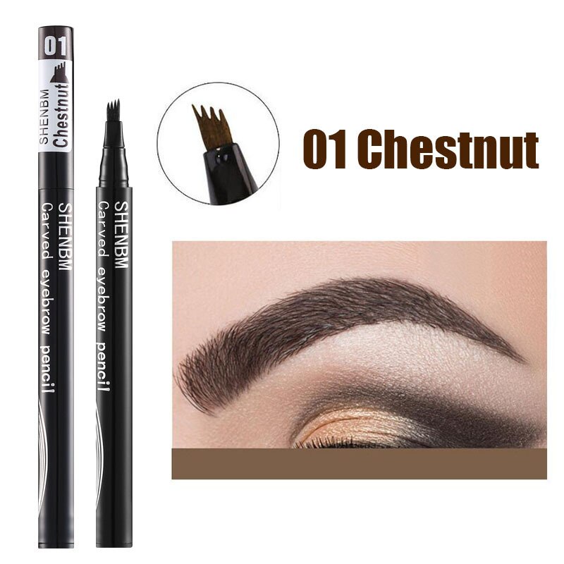 Waterproof 4 Points Eyebrow Pen