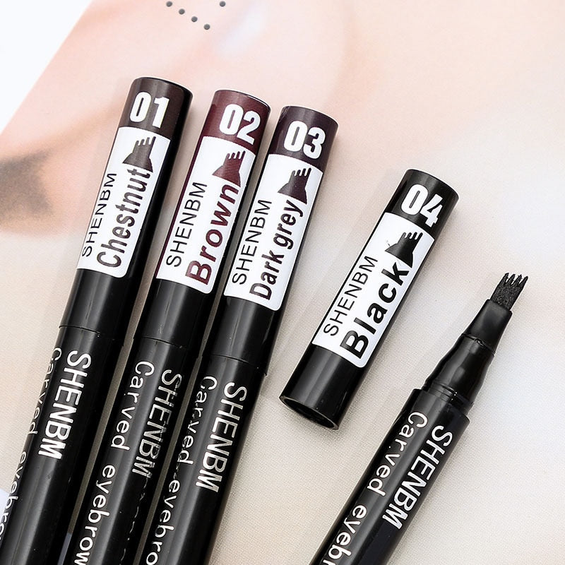 Waterproof 4 Points Eyebrow Pen