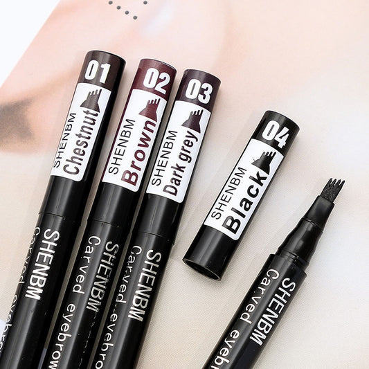 Waterproof 4 Points Eyebrow Pen