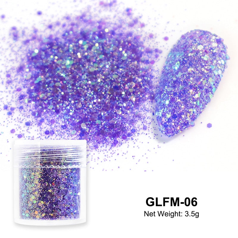 3.5g Iridescent Sugar Nail Glitter