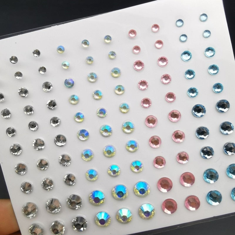 Mixed Size Eyeshadow Diamond Stickers