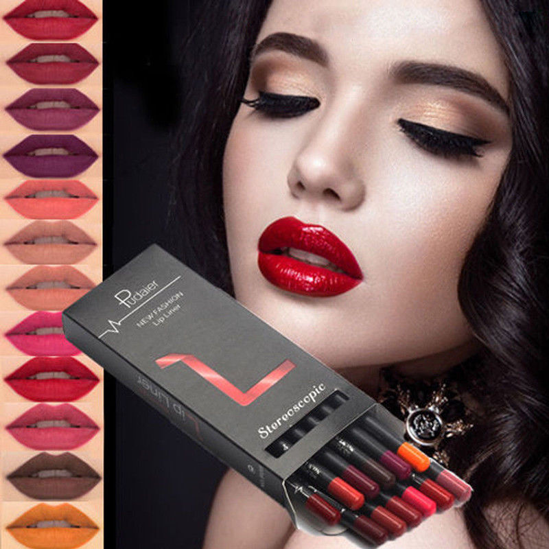 Pencil Lipstick Set Pen Matte Lip Liner