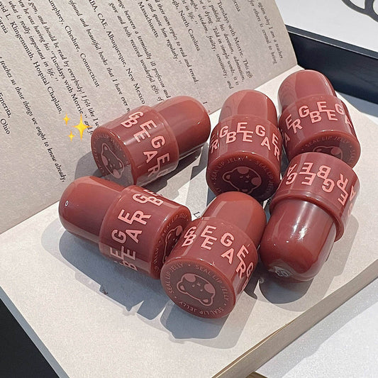 Water Light Jelly Stamp Lip Gloss Hydrating Liquid Lip Glaze Korean Toothed Lips Makeup Cosmetics Lip Moisturizer Tint Lipsticks