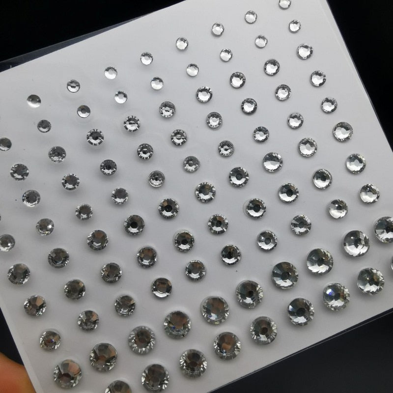 Mixed Size Eyeshadow Diamond Stickers