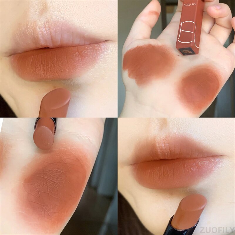 Non-stick Mask Lipstick Matte Lip Makeup Silky