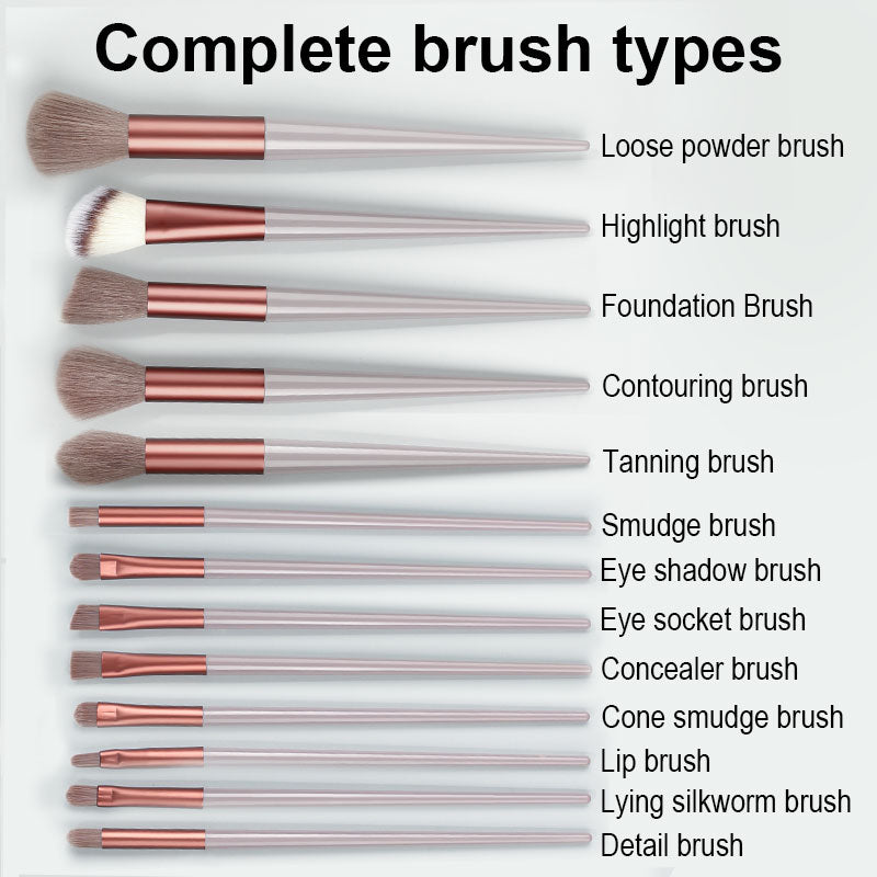 13PCS Makeup Brushes Set Eye Shadow Foundation