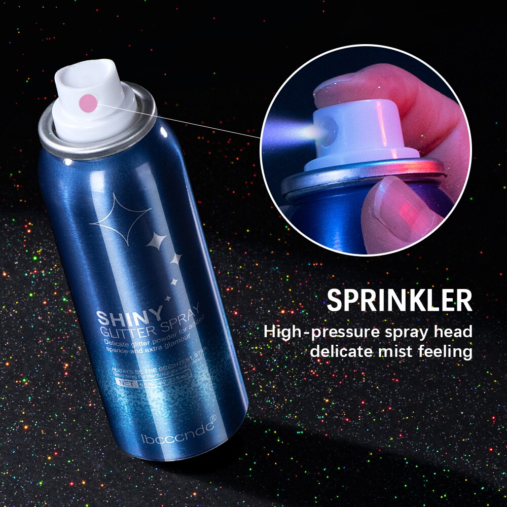 Glitter Powder Shiny Body And Hair Glitter Spray