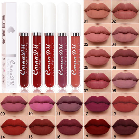 Velvet Matte  Cosmetics Waterproof Nude Liquid Lipstick