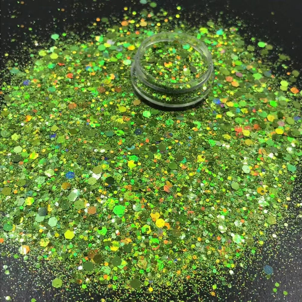 10g/Bag Iridescent Art Glitter Sequins Holographic Nail