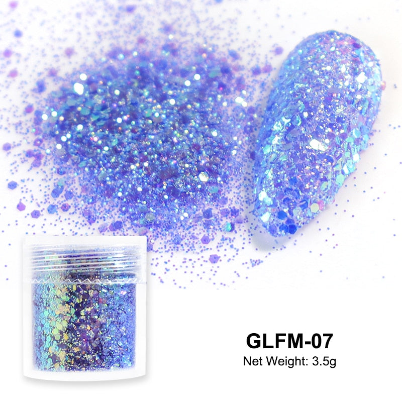 3.5g Iridescent Sugar Nail Glitter