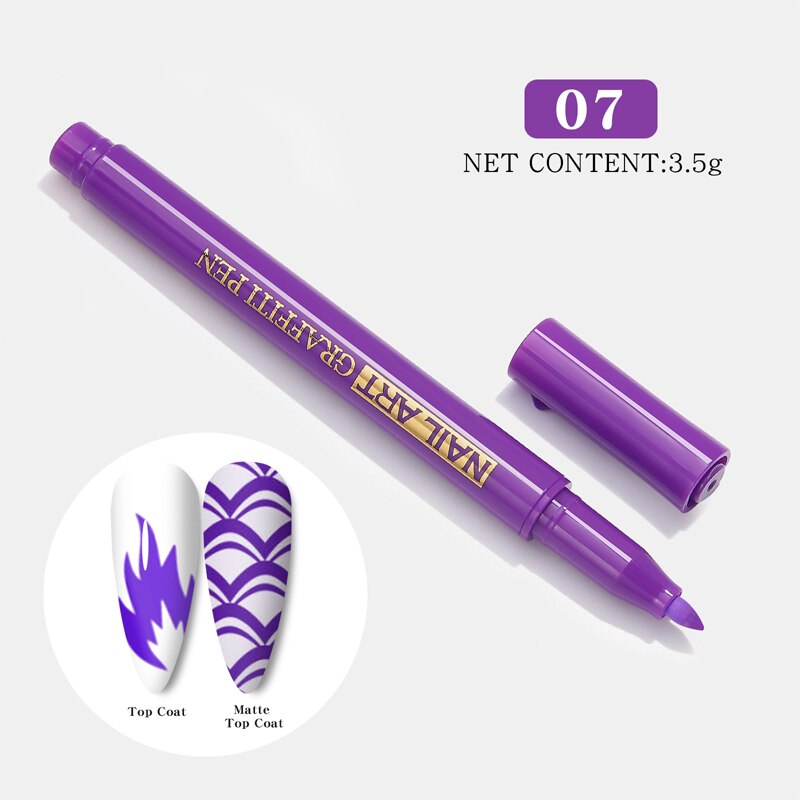 1 Pc Waterproof Nail Art Graffiti Pen