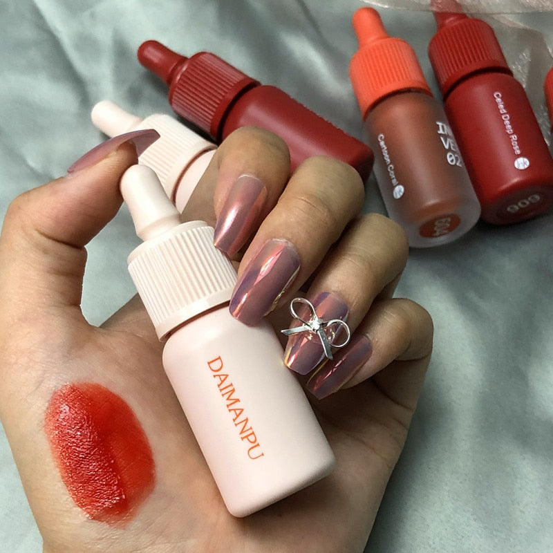 6 Colors Ink Dyeing Lip Gloss