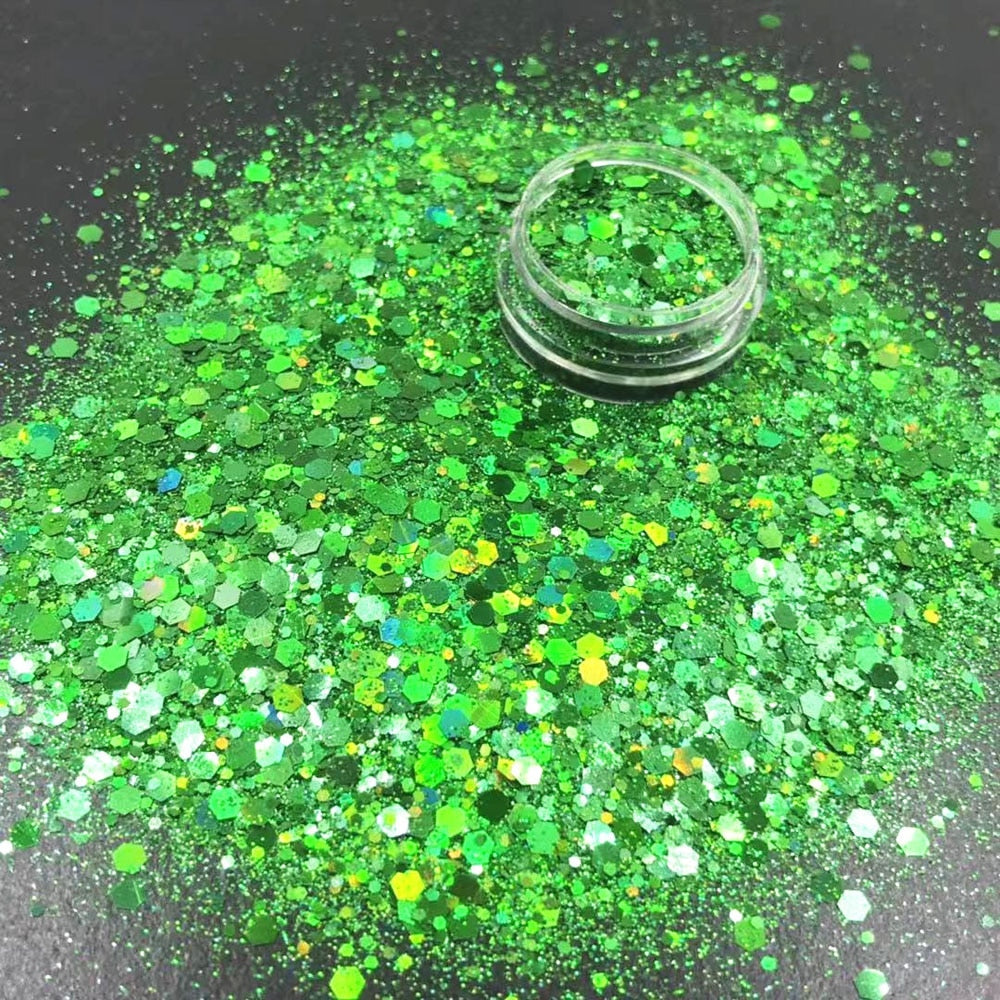 10g/Bag Iridescent Art Glitter Sequins Holographic Nail