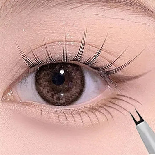 Ultra-thin 2 Fork Tip Liquid Eyeliner Pencil