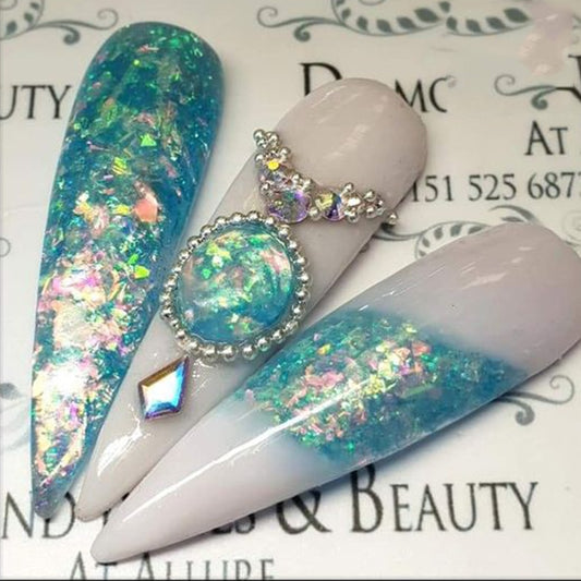 3D Flakes Aurora Glitter Flakes Nail Sequins  Holographic