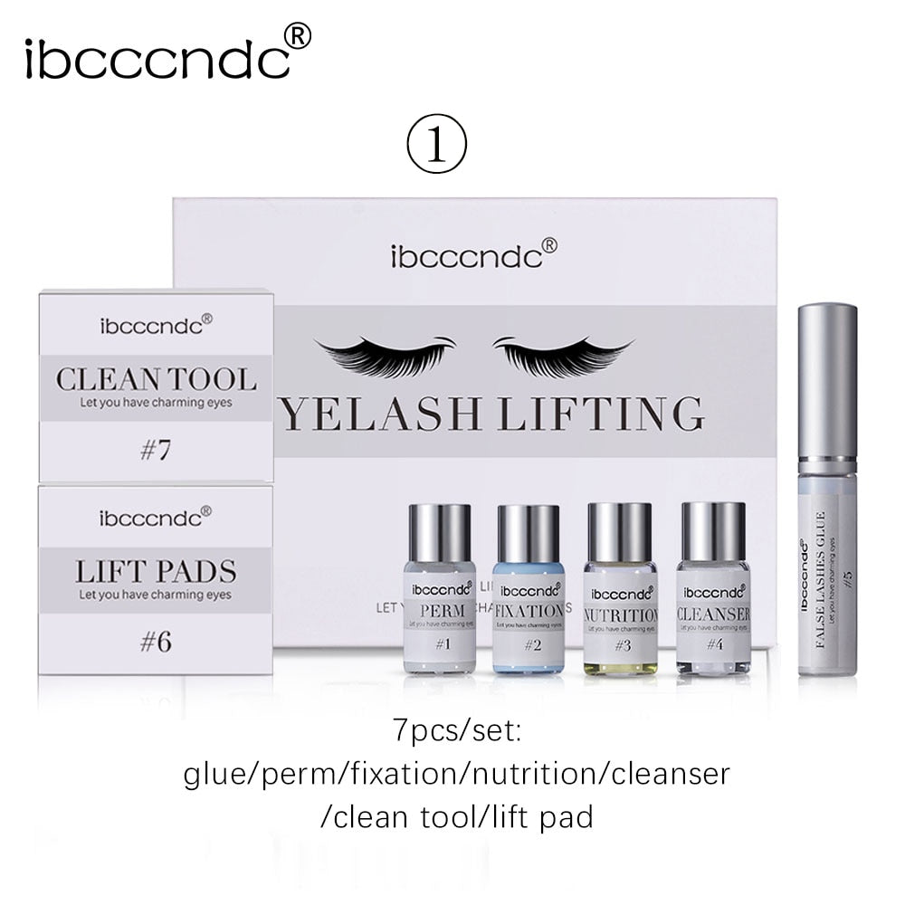 2023 New Lash Lift Set Eyelash Perm Kit Lash Curling Eyelash Extensions Eyelash Makeup Tool Cling Film Lifting Pad Dropshipping