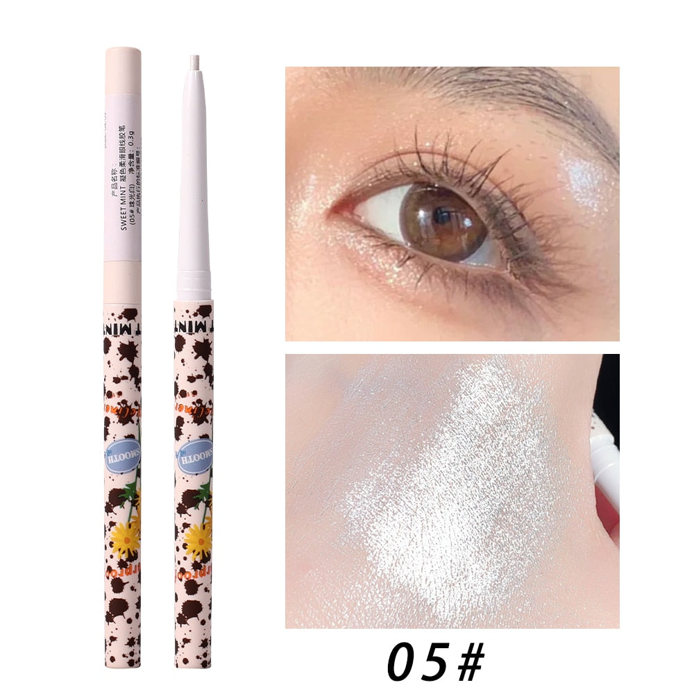 Pearlescent White Eyeliner Gel Pencil