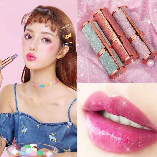 Diamonds Glitter Lipstick Waterproof Long Lasting