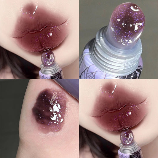 Clear Glitter Gel Lip Gloss Pigments Water Light