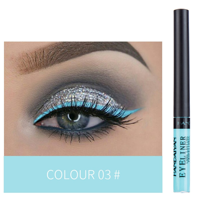 12 Colors Colorful Liquid Eyeliner Pen