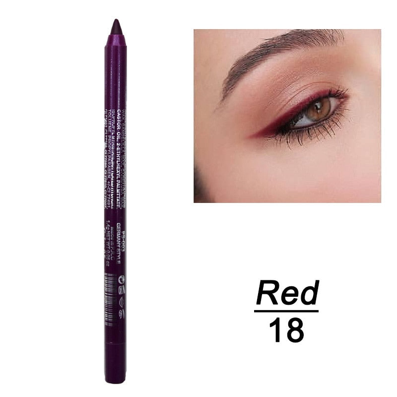 14 Color Eye Liner Pen Colored