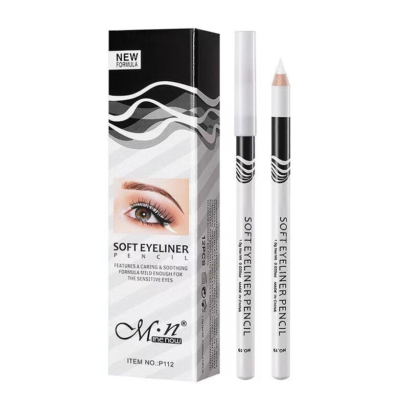 Waterproof White Eyeliner Pencil Long-Lasting
