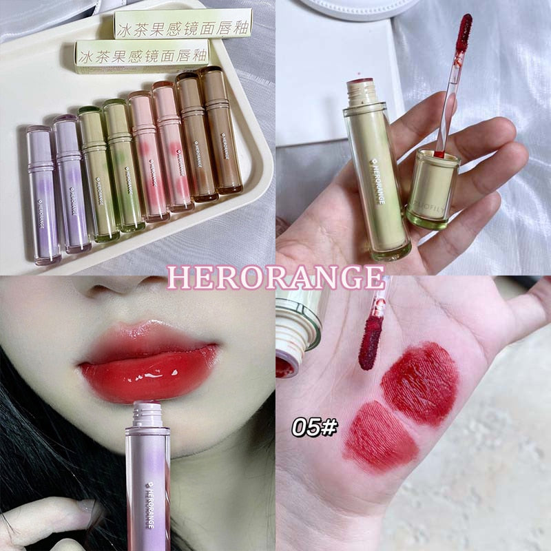 Iced Tea Mirror Lip Glaze Watery Lip