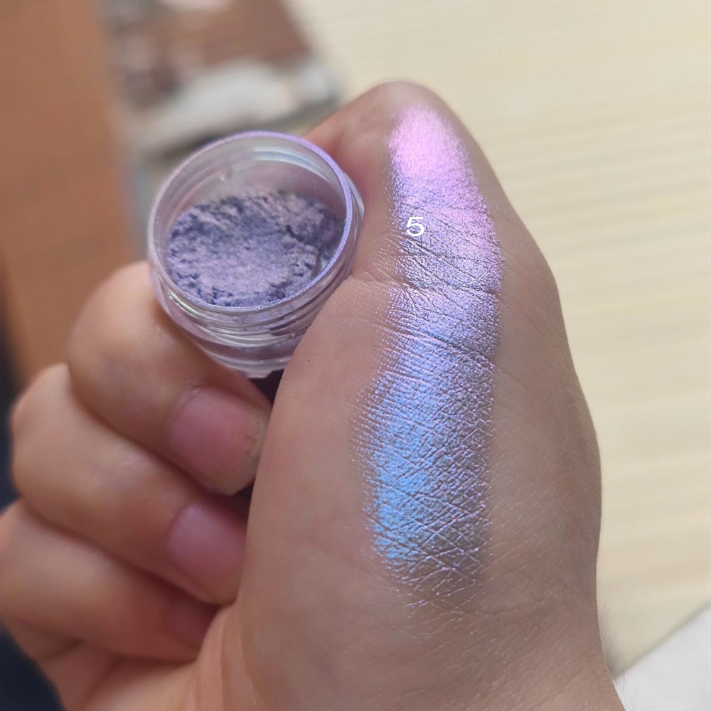 1Jar Crystal Diamond Powder Rainbow Shiny Nail