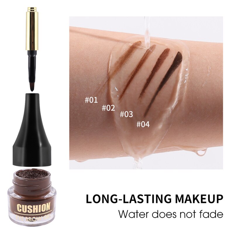 Air Cushion Eyebrow Cream Enhancers Waterproof Dyeing Brow